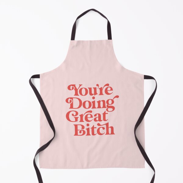 Item preview, You're Doing Great Bitch red and pink designed and sold by MotivatedType.