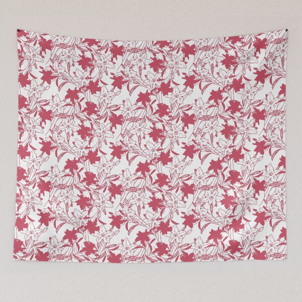 Item preview, Flowers red flower 6 seamless flower pattern Iphone-cases designed and sold by DoodlesFlowers.