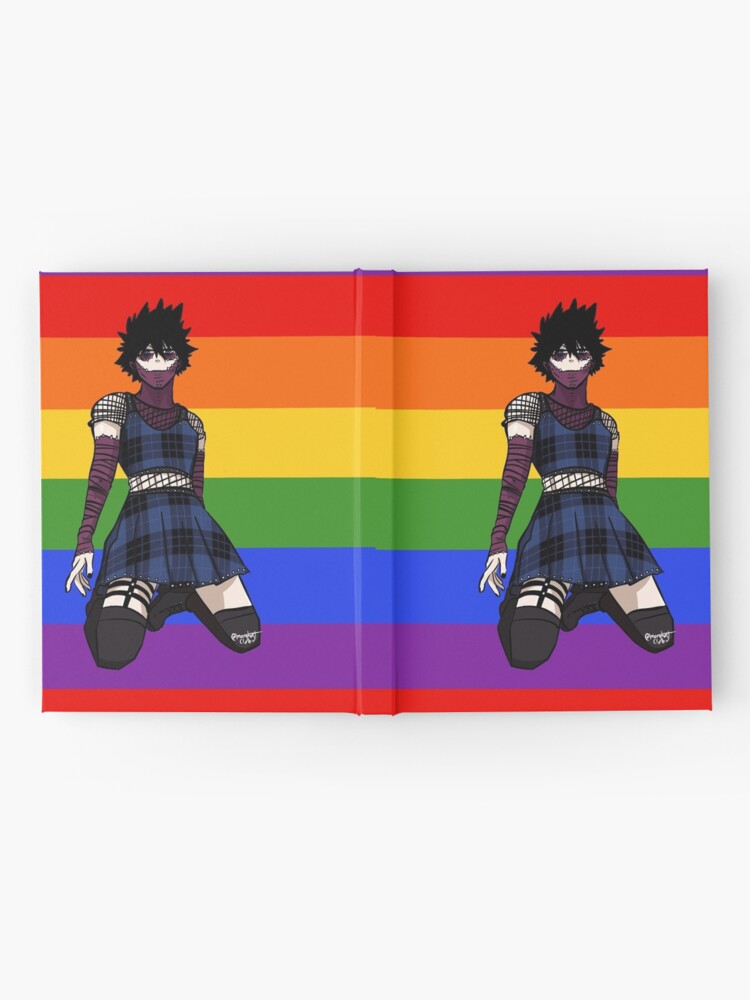 That emo boy rainbow flag Spiral Notebook for Sale by