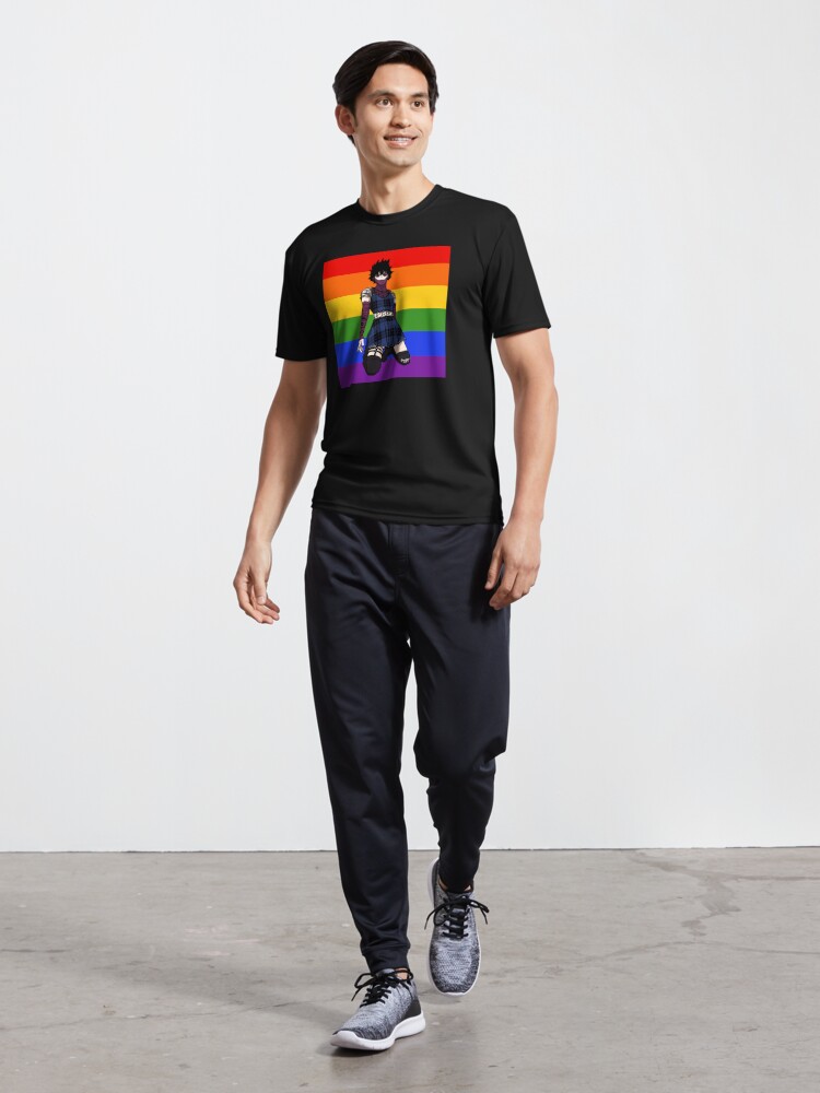 That emo boy rainbow flag Essential T-Shirt for Sale by Morghostclub