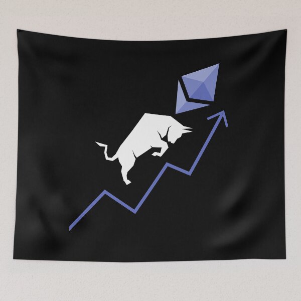 Item preview, Crypto currency Ethereum bull run gift designed and sold by HaychGee.