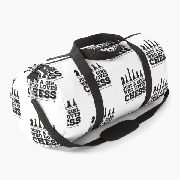 Item preview, Just a girl who loves chess- black vintage designed and sold by Vaishnavi Deo.
