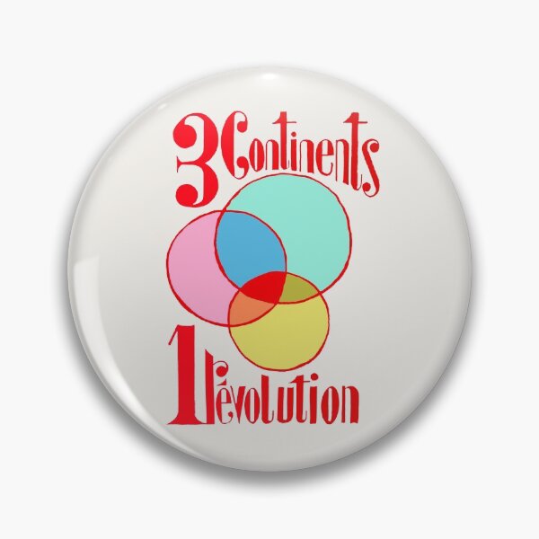 Item preview, ! New ! Paris Revolt, May 68: '3 CONTINENTS, 1 REVOLUTION': The Original in Deep Red on Bone White designed and sold by Day Chapman.
