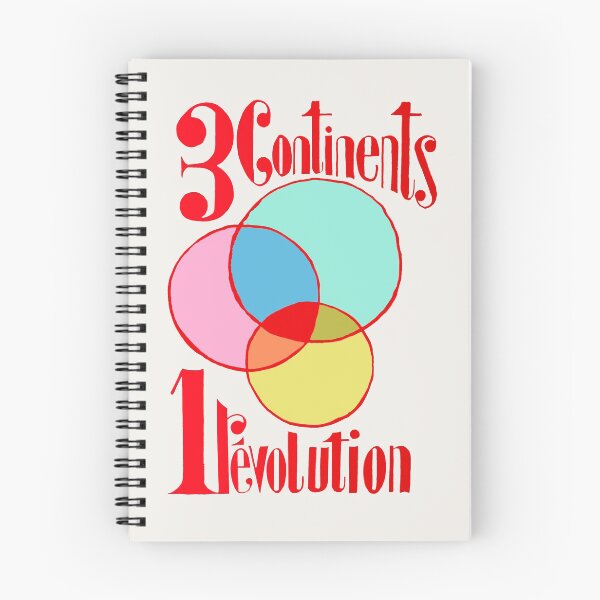 Item preview, ! New ! Paris Revolt, May 68: '3 CONTINENTS, 1 REVOLUTION': The Original in Deep Red on Bone White designed and sold by Day Chapman.