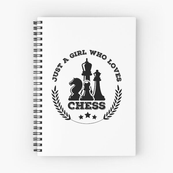 Item preview, Just a girl who loves chess- black designed and sold by Vaishnavi Deo.