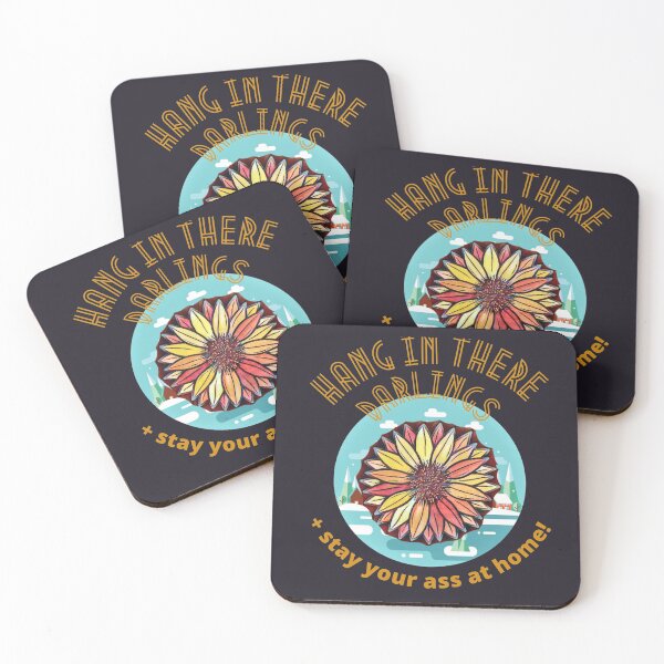 Item preview, Hang in There Darlings, and stay your ass at home! designed and sold by HamiltonmagicTs.