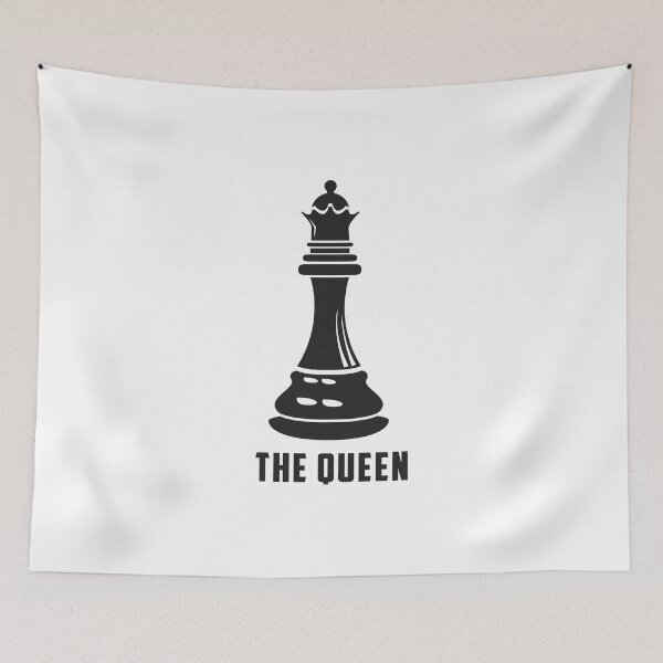 Item preview, Just a girl who loves chess- the queen (black) designed and sold by Vaishnavi Deo.