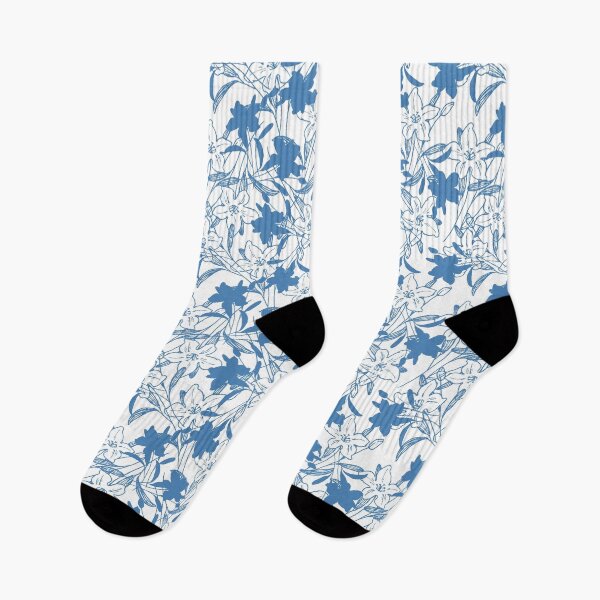 Item preview, Flowers blue flower 6 seamless flower pattern Iphone-cases, Lovely Beautiful Blue Colored Pattern designed and sold by DoodlesFlowers.