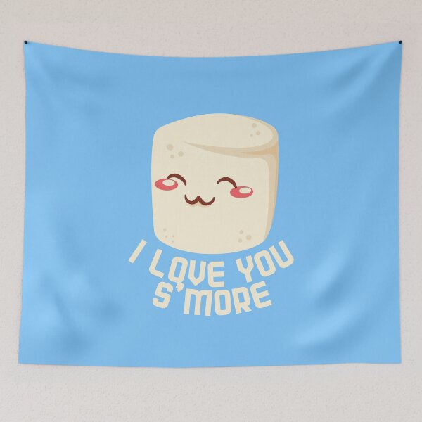 Item preview, I love you smore Kawaii marshmallow designed and sold by KawaiiPark.