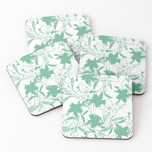 Item preview, Flowers green flower 6 seamless flower pattern Iphone-cases designed and sold by DoodlesFlowers.