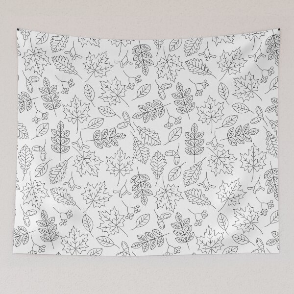 Item preview, Leaves and berries nature pattern designed and sold by EngineerGoC.