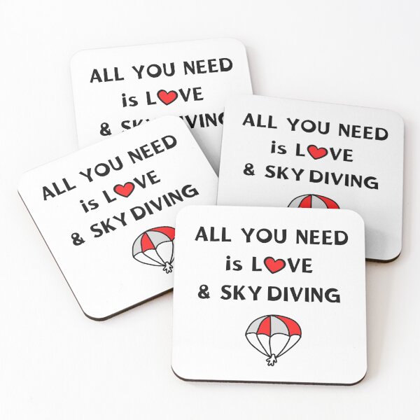 Item preview, All you need is love and sky diving designed and sold by TheGreenGoat.