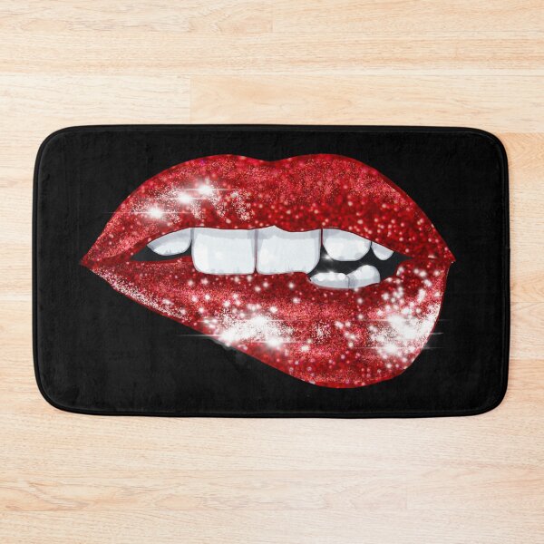 Item preview, Sexy Red Glitter Lips designed and sold by Gerhanj.