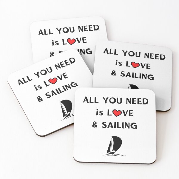 Item preview, All you need is love and sailing designed and sold by TheGreenGoat.
