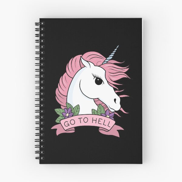 Item preview, Go to Hell - Unicorn designed and sold by ValentinaHramov.