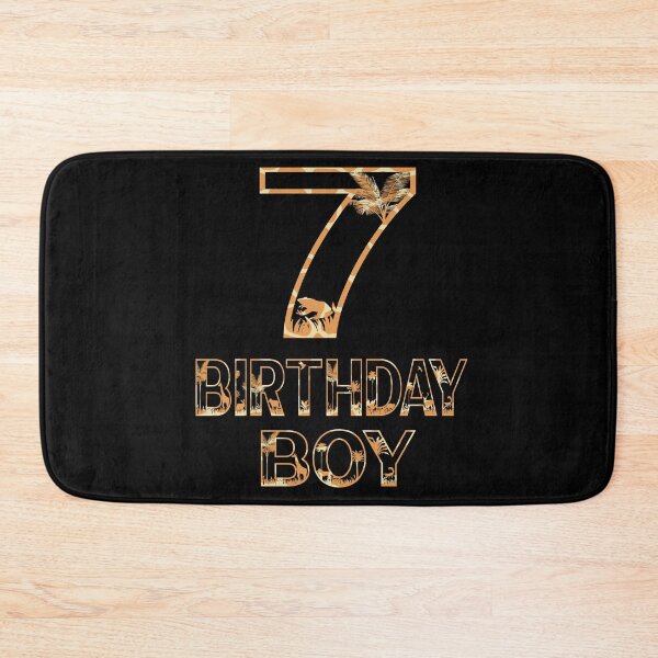 Item preview, 7th Birthday Boy Wild 7 Years Old Zoo Theme Animal Party print designed and sold by Grabitees.