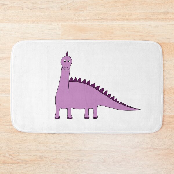 Item preview, Cute Purple Happy Dinosaur designed and sold by DeliliahDoodles.