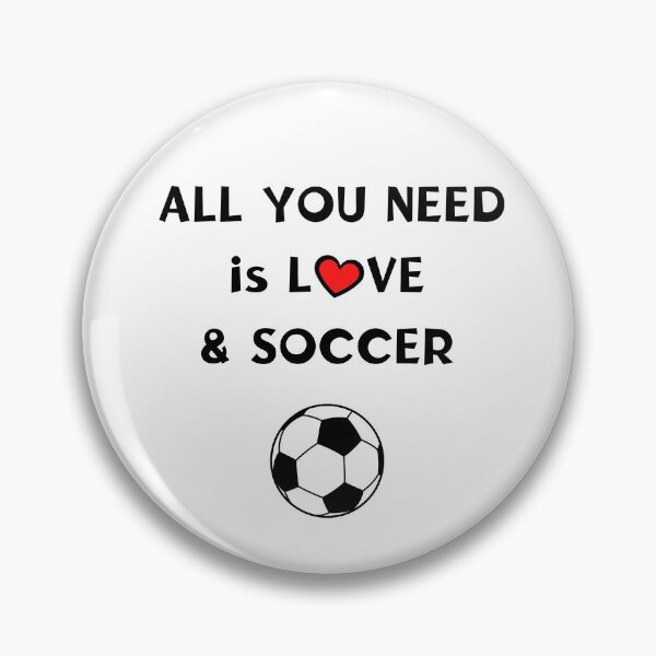 Item preview, All you need is love and soccer designed and sold by TheGreenGoat.