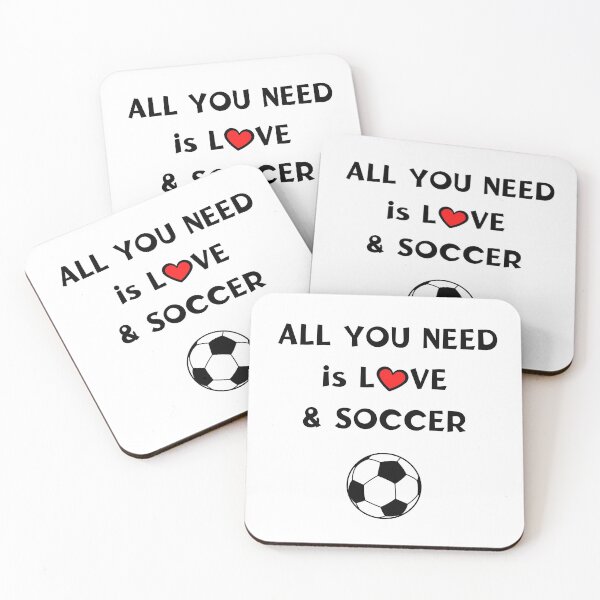Item preview, All you need is love and soccer designed and sold by TheGreenGoat.