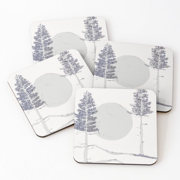 Item preview, Moon and trees designed and sold by RanitasArt.