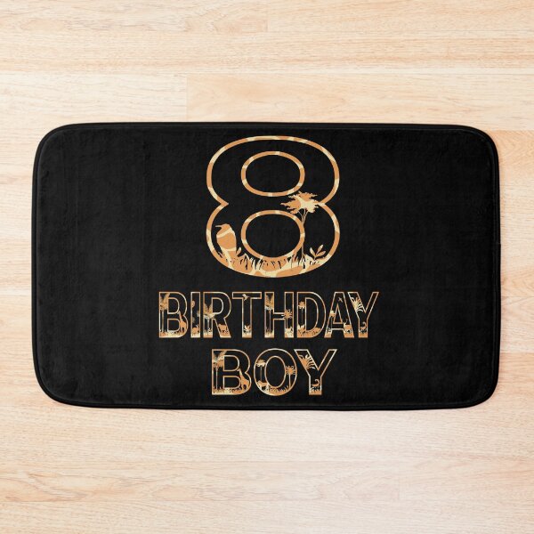 Item preview, 8th Birthday Boy Wild 8 Years Old Zoo Theme Animal Party design designed and sold by Grabitees.