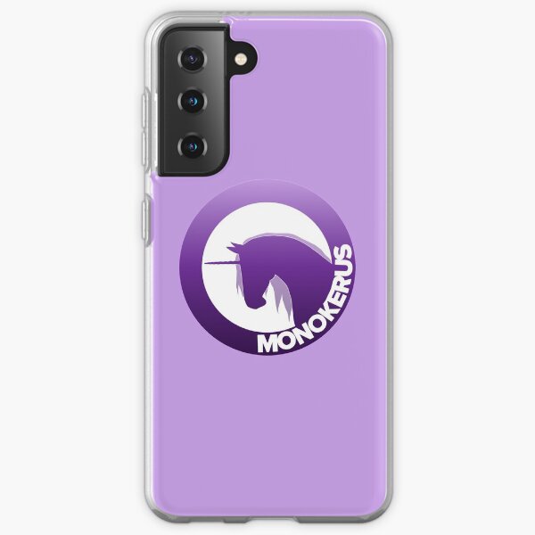 Purple Gradient MONOKERUS Logo Samsung Galaxy Soft Case