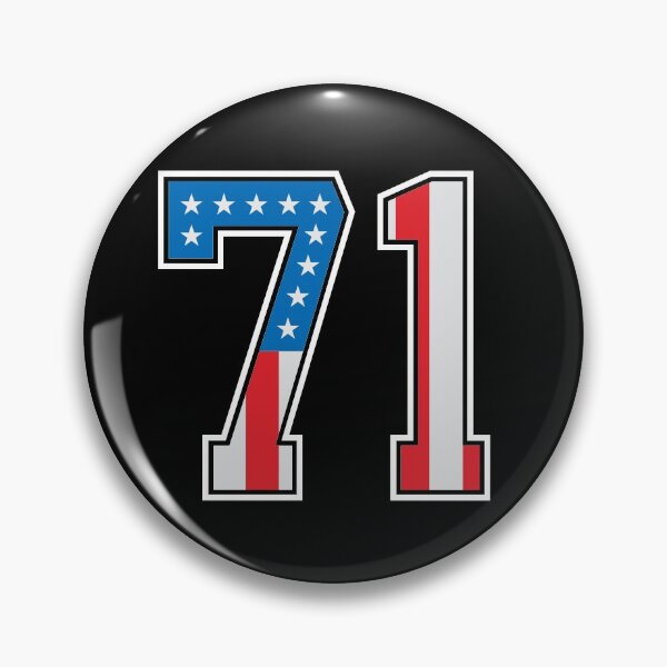 Item preview, 71 American Lucky Number Seventy-one United States Flag designed and sold by Urosek.