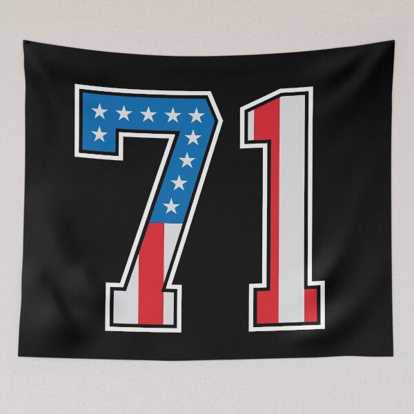 Item preview, 71 American Lucky Number Seventy-one United States Flag designed and sold by Urosek.