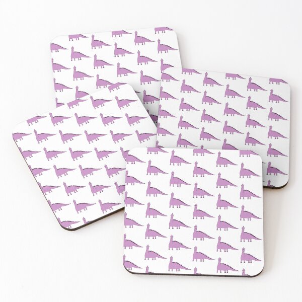 Item preview, Cute Purple Happy Dinosaurs Pattern designed and sold by DeliliahDoodles.