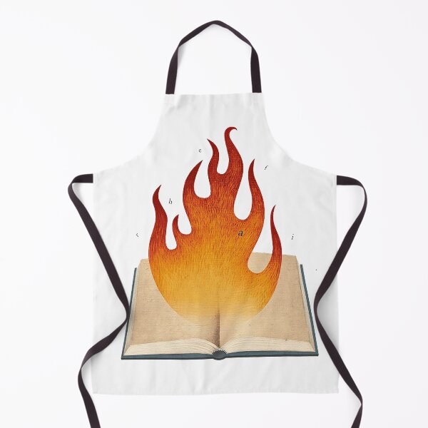 Item preview, Book in fire designed and sold by Rageven.