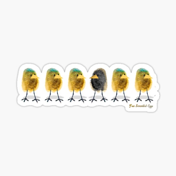 Two Scrambled Eggs - Different Sticker