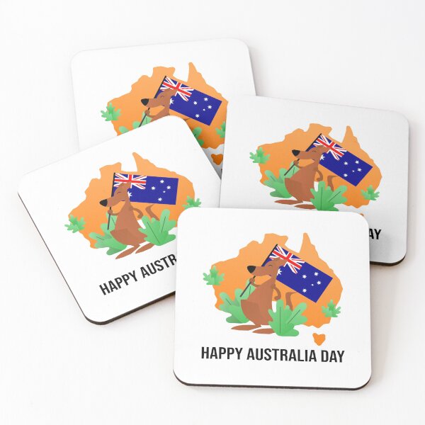 Item preview, Happy Australia Day : gift for family and celebration,australian kangaroo,best gift for kangaroo lovers to celebrate australia day  designed and sold by charaf19.