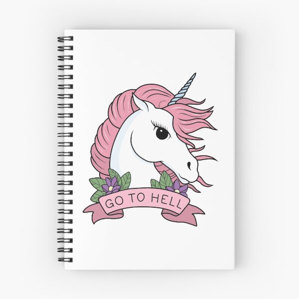 Item preview, Go to Hell - Unicorn designed and sold by ValentinaHramov.