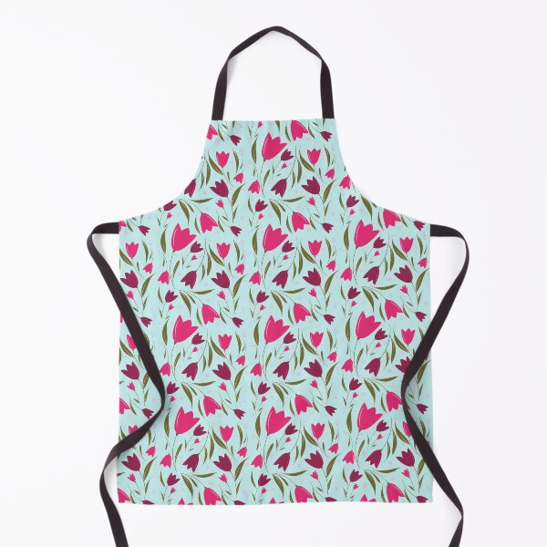 Item preview, FLORAL TULIP - AQUA designed and sold by PrachiManerikar.