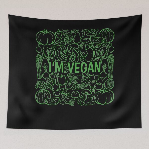 Item preview, Vegan Design Im Vegan passionate funny designed and sold by Joxxio.