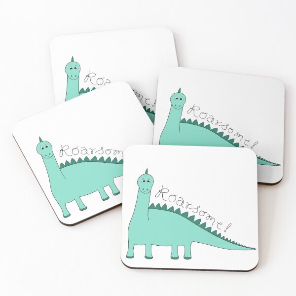 Item preview, Roarsome Cute Blue Dinosaur designed and sold by DeliliahDoodles.