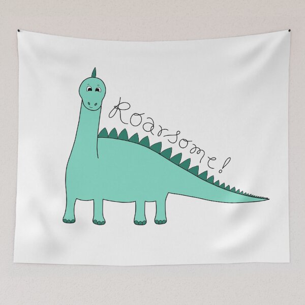 Item preview, Roarsome Cute Blue Dinosaur designed and sold by DeliliahDoodles.