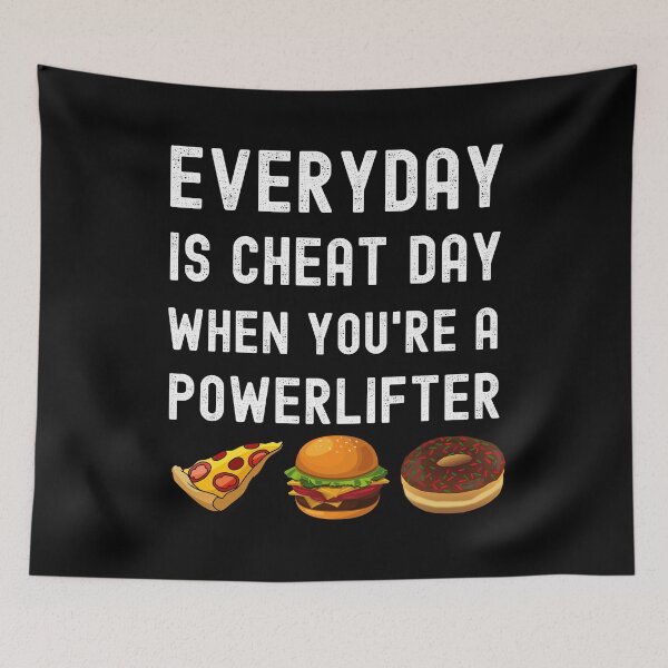 Item preview, Everyday is cheat day designed and sold by msify.