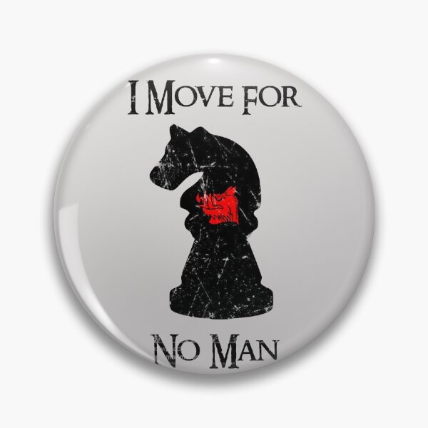 Item preview, Chess - Black Knight - I move for No man! - British Comedy designed and sold by jacob-jendrey.