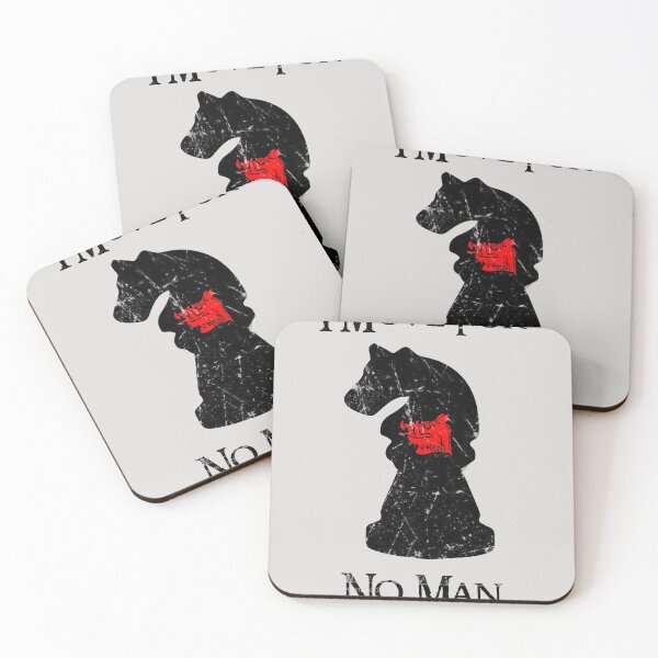 Item preview, Chess - Black Knight - I move for No man! - British Comedy designed and sold by jacob-jendrey.
