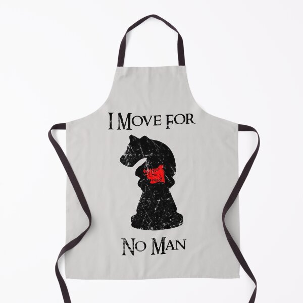 Item preview, Chess - Black Knight - I move for No man! - British Comedy designed and sold by jacob-jendrey.
