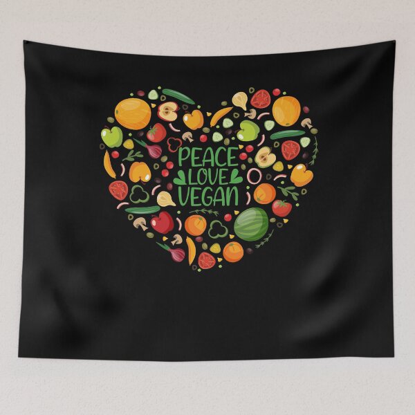 Item preview, Vegan Design Peace Love Vegan passionate designed and sold by Joxxio.