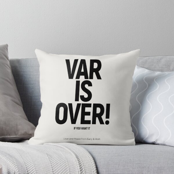 Item preview, 'VAR IS OVER! IF YOU WANT IT': (V.A.R.): (Gary & Alan) The Original Black on Bone White designed and sold by Day Chapman.