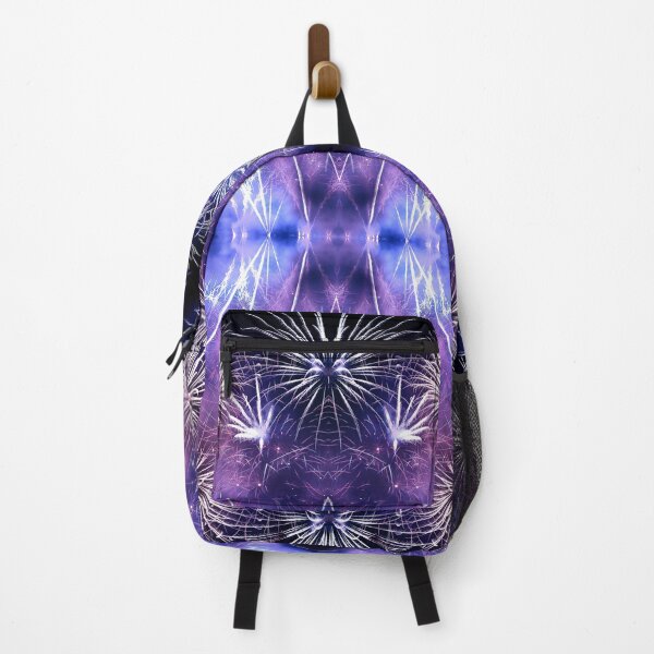 Item preview, Beautiful purple fireworks effect surreal shaped symmetrical kaleidoscope designed and sold by Grégory DUBUS.