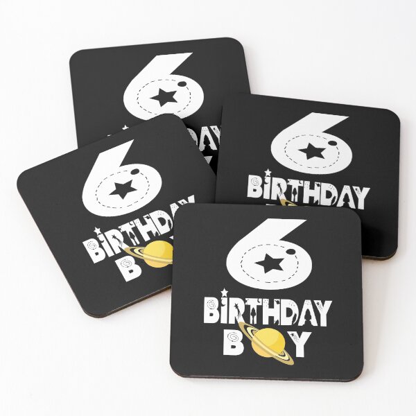 Item preview, 6th Birthday Boy Astronaut 6 Years Old Space Theme Party design designed and sold by Grabitees.