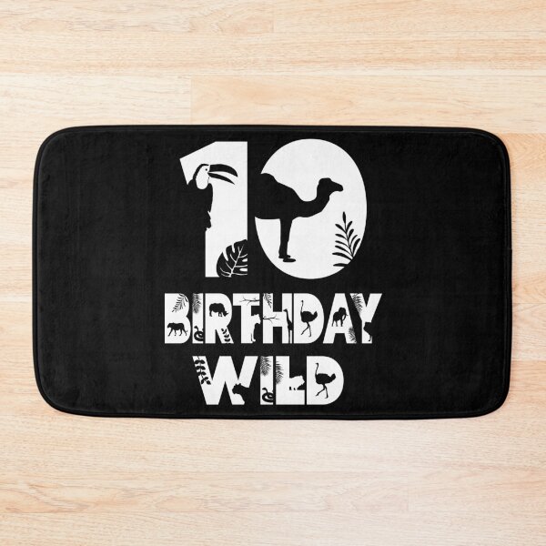 Item preview, 10th Birthday Wild Kid 9 Years Old Zoo Theme Animal Party product designed and sold by Grabitees.