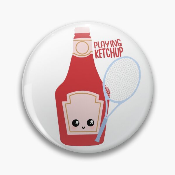 Item preview, Playing Ketchup - Tomato Ketchup Bottle - Food Pun designed and sold by GoodMoodFood.