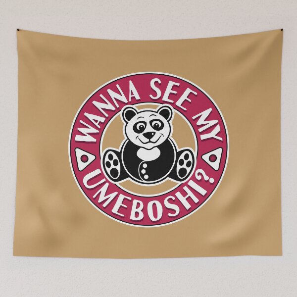 Item preview, A cute flirtatious panda, wanna see my Umeboshi? designed and sold by robimerch.