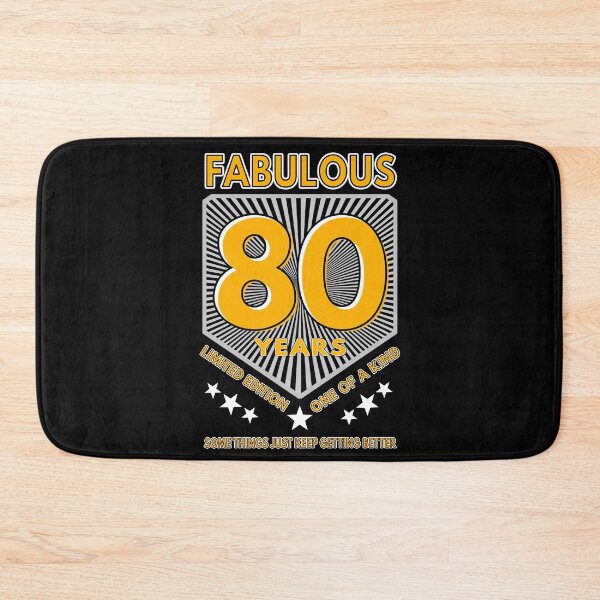 Item preview, 80 And Fabulous Birthday designed and sold by MoonsmileProd.