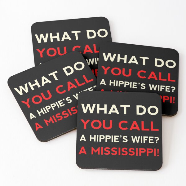 Item preview, What Do You Call A Hippie's Wife? A Mississippi! Funny Short Joke Gift designed and sold by cattiktoks1718.